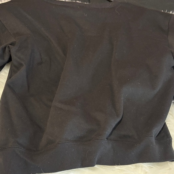 Forever 21 Black Top with diamond Accents - Picture 3 of 3